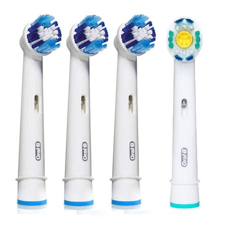 Oral B Braun 4 Pack 3 X Precision Clean 1 X Prowhite Tooth Brush Heads Skincare Australia