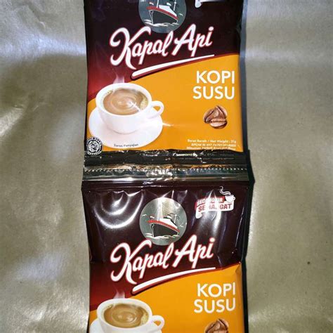 Jual Kopi Instan Saset 1 Renceng Kapal Api Mix Kapal Api Susu