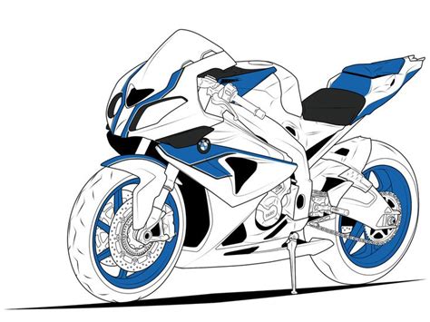 Bmw S1000rr By Zed03 On Deviantart Motorcycle Drawing Bike Drawing Bike Sketch