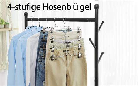 Hosenbügel Platzsparend Metall Hosenbügel Klammer 2 Er Set Hosen