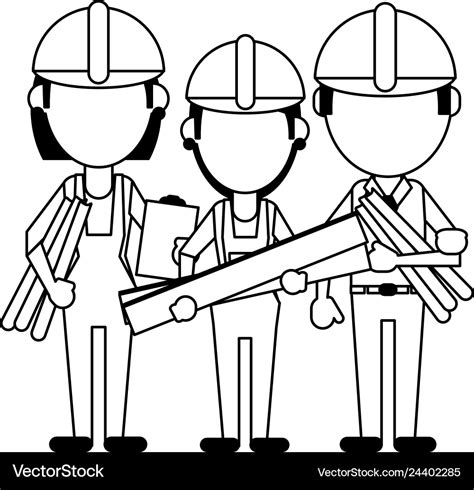 Construction Clipart Black And White