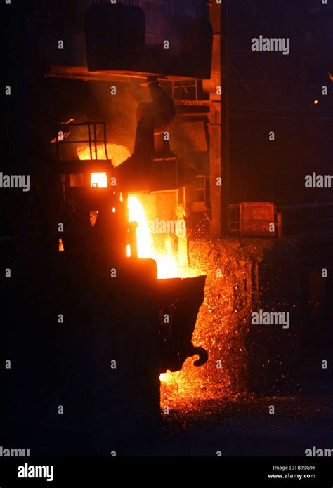 The Smelter Shop Of The Nadezhdinsky Non Ferrous Metal Works Under