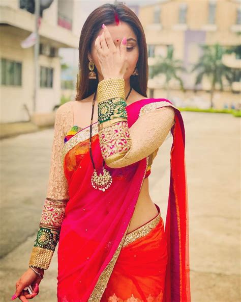 Rubina Dilaik Aka Shakti Inspired Saree Blouse Designs - K4 Fashion