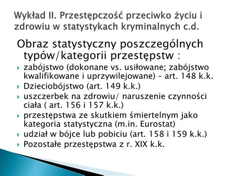 Ppt Przest Pczo Przeciwko Yciu I Zdrowiu Powerpoint Presentation