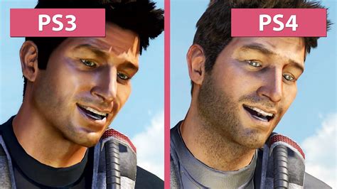 Uncharted The Nathan Drake Collection Uncharted 1 PS3 Vs PS4