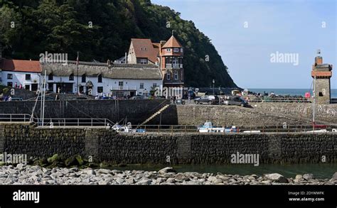 Lynmouth harbour, North Devon, England Stock Photo - Alamy