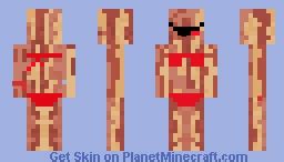 BAcon girl Minecraft Skin