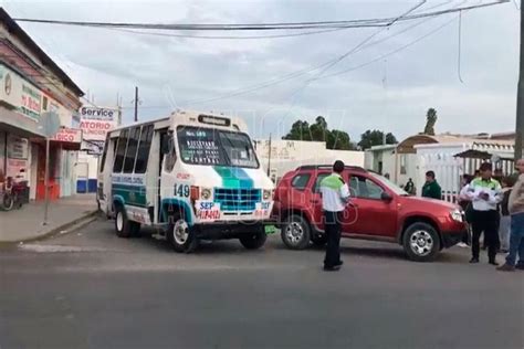 Hoy Tamaulipas Microbus Impacta A Camioneta En Ciudad Victoria