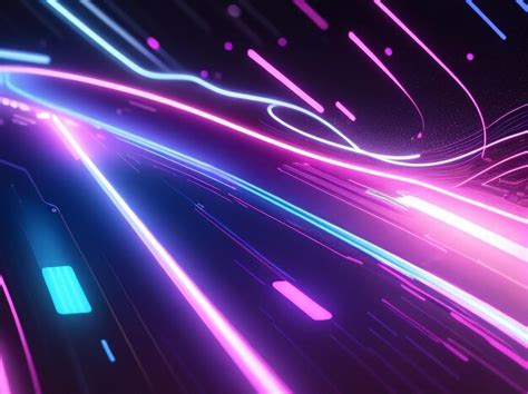 Premium Photo Neon Dreamscape Abstract Background With Pink And Blue