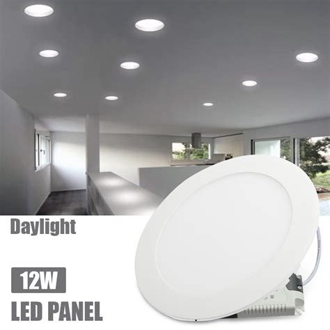 W W Round Led Panel Light Ceiling Daylight Type Round Panel Led