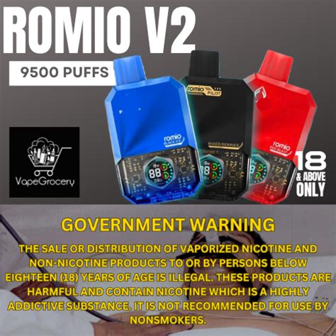 Romio V2 9500 Disposable Pods With Free Lanyard Lazada Ph