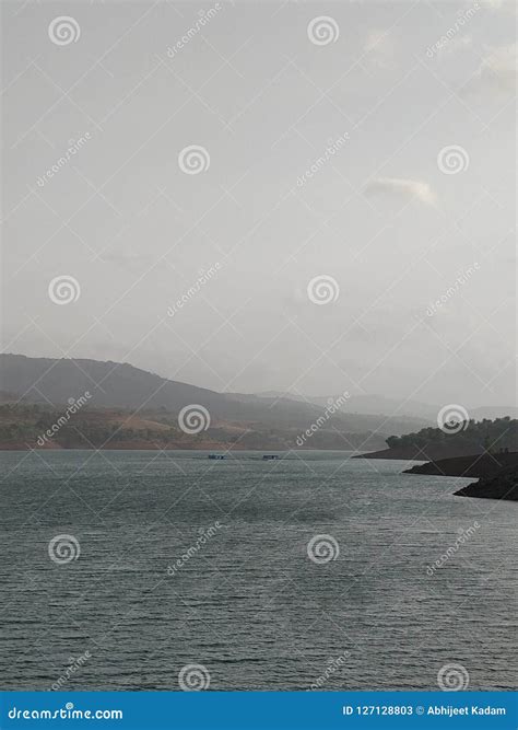 Panshet Dam stock image. Image of nature, lake, beautiful - 127128803