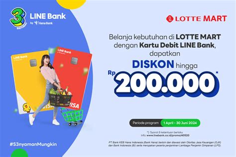 Promo Belanja Lotte Mart Line Bank