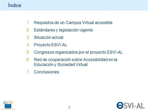 El Proyecto Europeo Esvi Al Para La Creaci N De Campus Virtuales