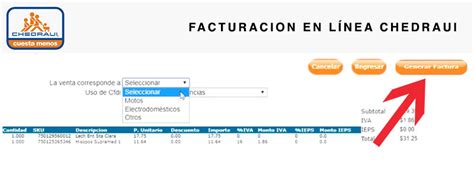 Chedraui Facturacion Electr Nica Facturar En L Nea