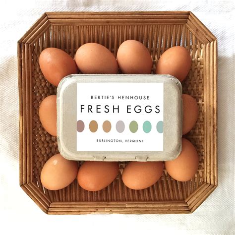Egg Carton Labels Avery Labels Egg Carton Easter Diy