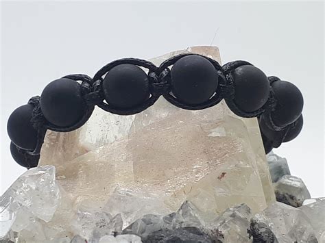 Bracciale Tamashii Di Onice Nero Cristalli Da Favola