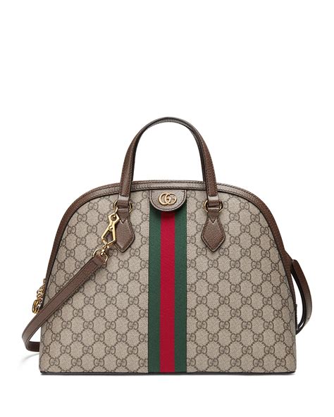 Gucci Ophidia Medium Web Gg Supreme Top Handle Bag Neiman Marcus