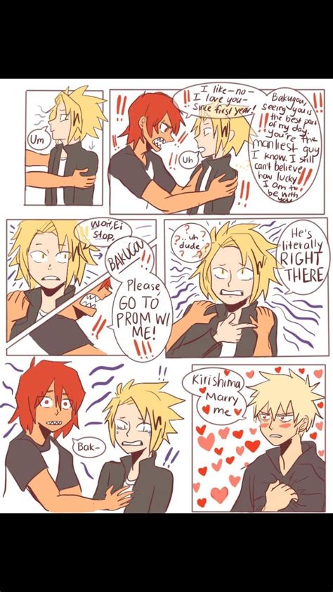 Kiribaku Comic Tumblr Hero Academia Characters My Hero Academia