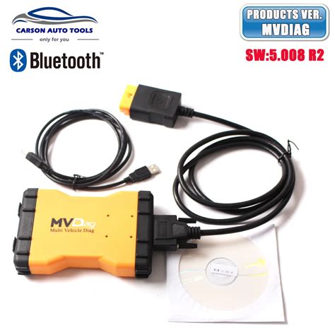 BEST 5 00 8 R2 New VCI MVDiag Bluetooth Universal CAR TRUCK Diagnostic