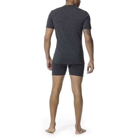 Icebreaker Anatomica Crew Merino Short Sleeve Base Layer Grey Trekkinn