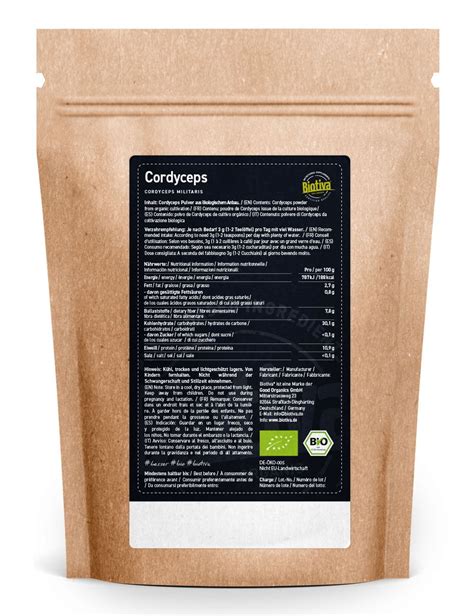 Biotiva Cordyceps Pulver Bio 125 G Shop Apotheke