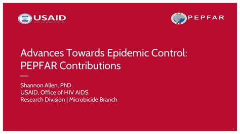 Ppt Advances Towards Epidemic Control Pepfar Contributions Powerpoint Presentation Id815884