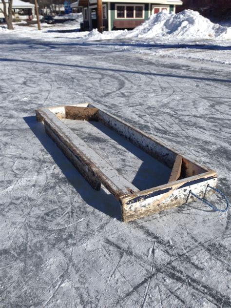 Pond hockey goals. #winter #pondhockey | Backyard rink, Backyard sports ...