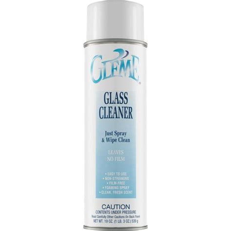 Gleme Glass Cleaner Foam Spray 12 19oz Can FS2 Supplier