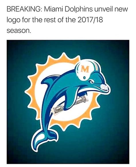 Miami dolphins new logo : r/memes