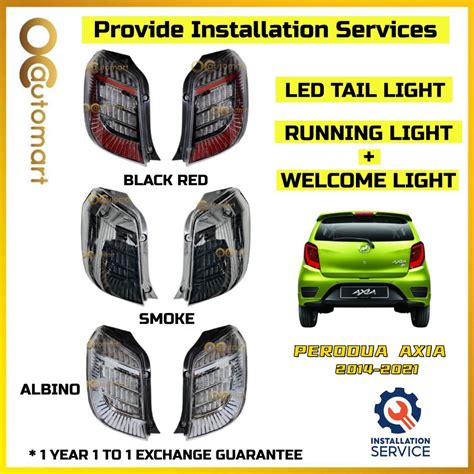 Installation Provided Perodua Axia Dragon Scale Albino