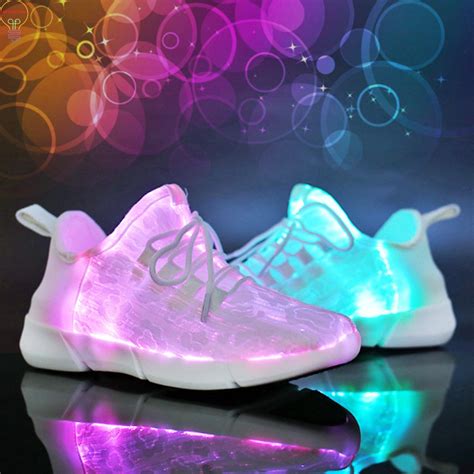 Led Shoes Colorful Unisex Rechargeable Light Up Shoes For Night Led
