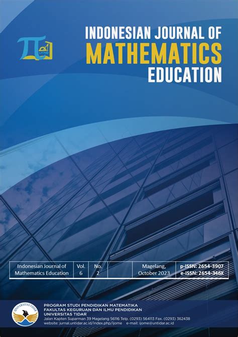 Vol 6 No 2 2023 Indonesian Journal Of Mathematics Education