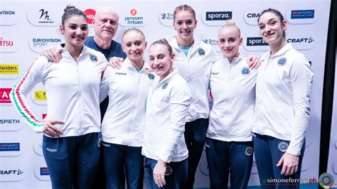 Federazione Ginnastica D Italia Anversa Anche La Femminile Stacca