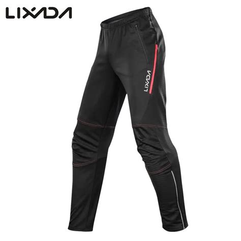 Lixada Autumn Winter Cycling Pants Windproof Keep Warm Thermal Sports