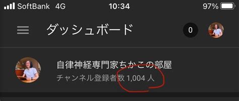 Youtubeチャンネル登録者数が1000人超えました。 自律神経専門鍼灸師の日々徒然