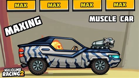 Maxing Muscle Car Hill Climb Racing Youtube