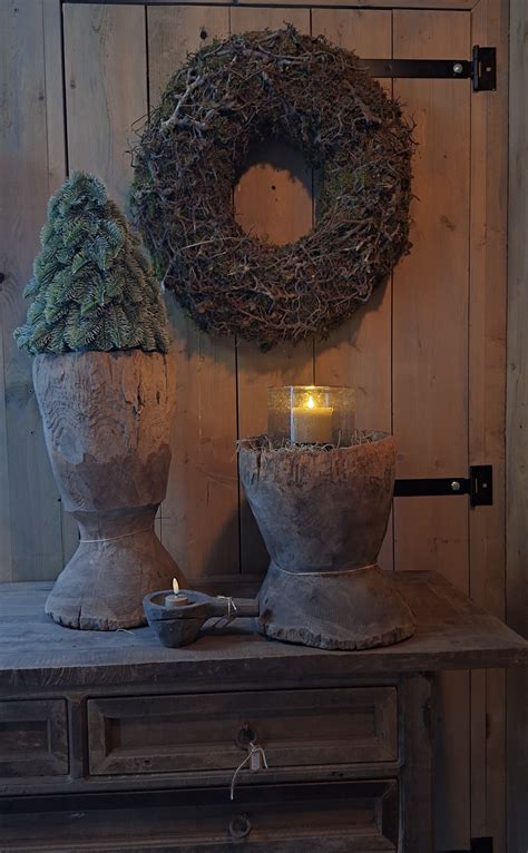 Oude Houten Vijzel Van Stoer Hout Gemaakt Hoevelaken