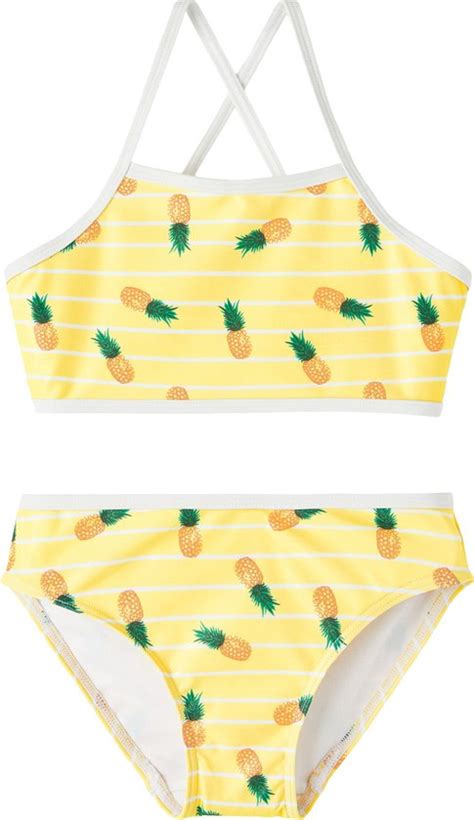 Name It Bikini Meisjes Geel NKFziza Maat 146 152 Bol