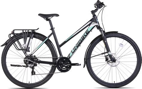 Unibike Flash Eq Lds Czarno Turkusowy Rowery G Rskie Damskie