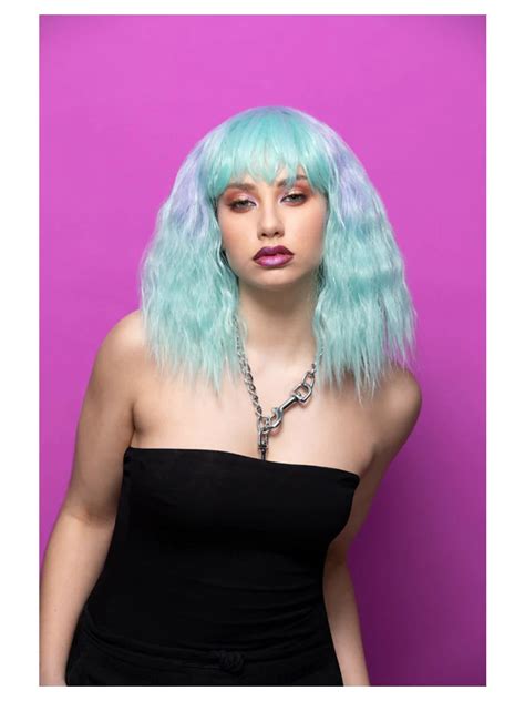 Manic Panic® Lavender Mist™ Trash Goddess™ Wig Fancy Dress Costume