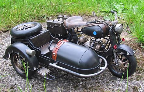 Motocykl z Przyczepką Motor Kolekcjoner Model KL 13423261383