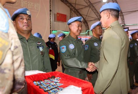 Chinese Peacekeepers Awarded Un Peace Medal Of Honor China Military