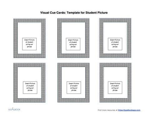 Visual Cue Cards | UDL Strategies