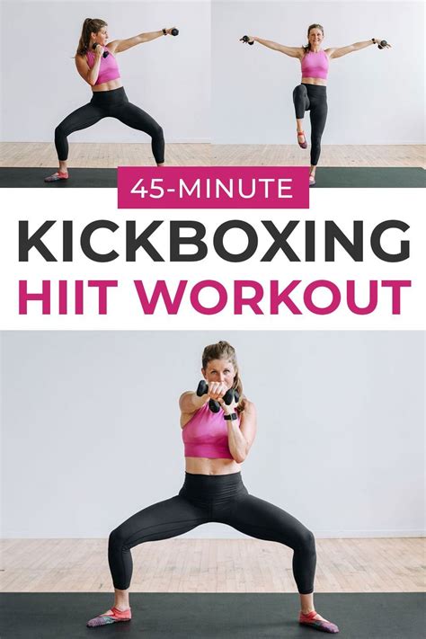 45 Minute Barre Cardio Kickboxing Workout Nourish Move Love In 2020