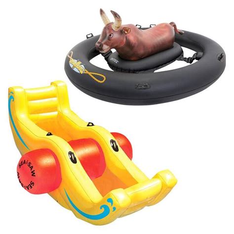 Intex PBR Inflatabull Bull Riding Giant Inflatable Swimming Pool Lake