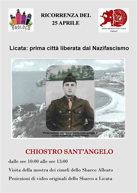 Licata Prima Citt Liberata Al Chiostro Santangelo Una Mostra