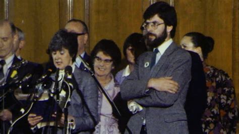 RtÉ Archives Politics Gerry Adams Elected Mp