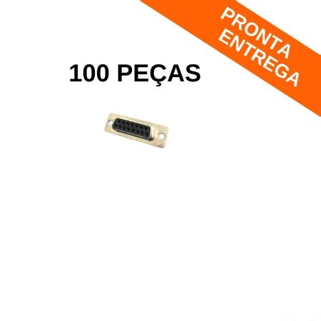 Kit Pe As Conector Db Db F Mea Para Solda Fio Graus