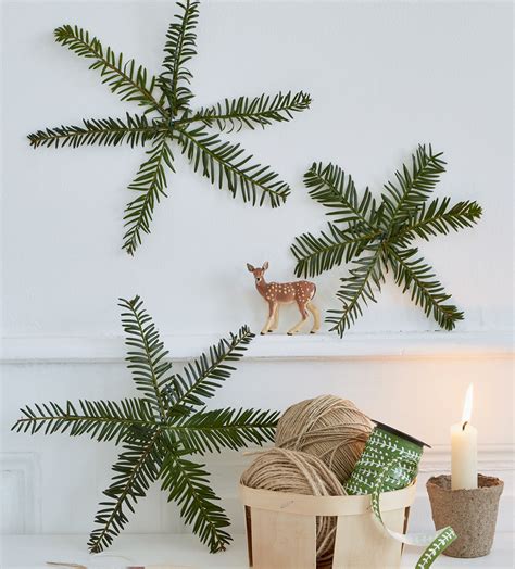 DIY Noël 10 idées à faire avec des branches de sapin Marie Claire